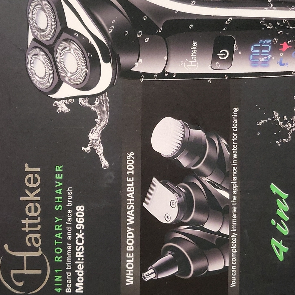 Hatteker 4 in 1 Rotary Shaver